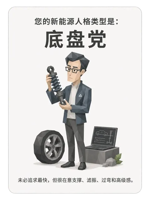 新能源车人格卡片：底盘党