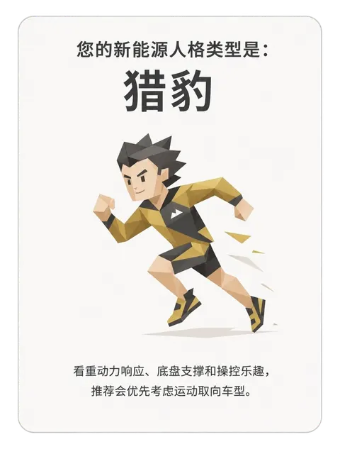 新能源车人格卡片：猎豹