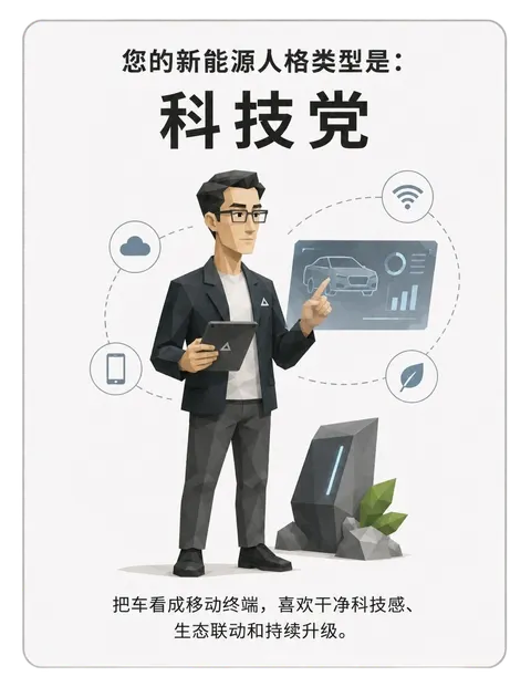 新能源车人格卡片：科技控