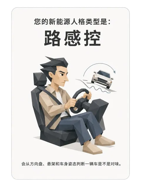 新能源车人格卡片：路感控
